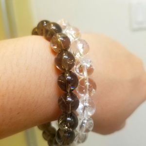 Real natural crackle clear rainbow quartz